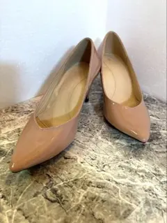 【美品】ROPE PICNIC PASSAGE　ロペ　エナメルパンプス　23.5