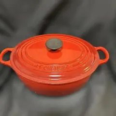 大きい33×23 LE CREUSET 特大両手鍋 イエロー ル・クルーゼ① - メルカリ
