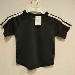 新品タグ付き　メッシュ半袖Tシャツ 【100】スポーティ　ラインのサムネイル