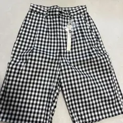 新品　ディスコートギンガムチェック カジュアルパンツのサムネイル