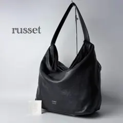 russet　ラシット　ソフトレザー　ワンショルダー　ブラック　軽量　日本製