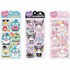 【サンリオ】 正規品マイコーディネートシール 3枚セット