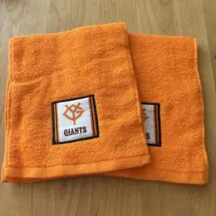 読売ジャイアンツ　巨人　GIANTS 応援タオル オレンジ　2枚セット