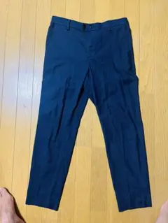 （ほぼ未使用）GLOBAL WORK アーバンデニムスラックス ネイビー M