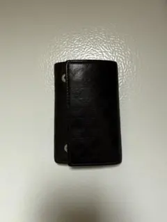 正規品 Emporio Armani レザーキーケース ブラック　メンズのサムネイル