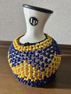 ハンドメイド　シェケレ　ブラック/ゴールド ハンドメイド シェケレ ブラック/ゴールド