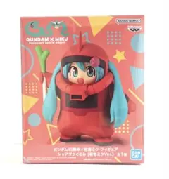 【未開封】ガンダム45周年×初音ミク シャアザクぐるみ 初音ミクVer.