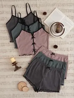 SHEIN キャミソールセットアップルームウェア 3点セットのサムネイル