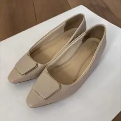 オペーク　パンプス　ピンクベージュ