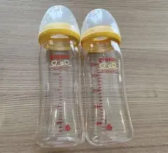 美品✨pigeon 母乳実感　 イエロー　哺乳瓶 240ml 2本セット