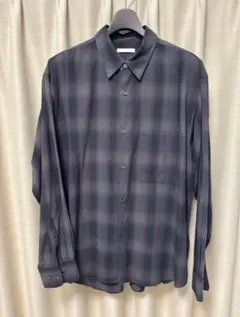 OMBRE CHECK LOOSE SHIRT WYM 長袖シャツ メンズのサムネイル