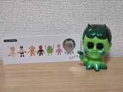 アートジャンキー×ピーチヘル】クマラ親子 ハッピーセット ソフビ