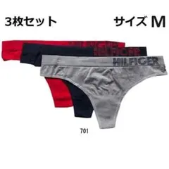 TOMMY HILFIGERレディース Tバック ショーツ 女性用 (M) 3枚のサムネイル