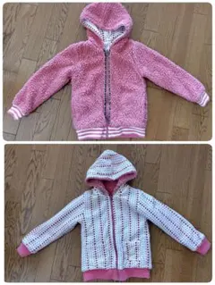 リバーシブルフリースジャケット120サイズ