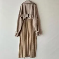 ティティベイト バックプリーツトレンチコート ベージュ M 春秋のサムネイル