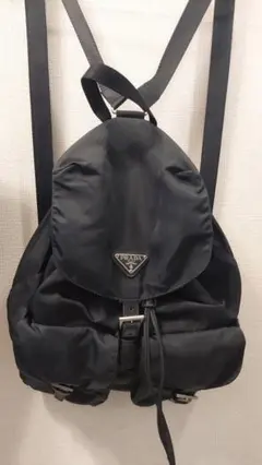 プラダ リュック ダブルポケット 三角ロゴ 白タグ ヴィンテージ - メルカリ