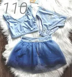 110 エルサ＆ノック キッズ用水着・スイムウェア セパレート セット