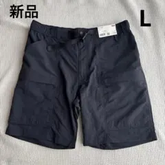 新品　ギアショーツ　Lサイズ　ユニクロ　UNIQLO ブラック　ショートパンツのサムネイル