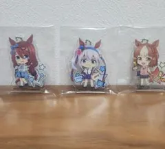 ウマ娘 シンデレラグレイエンタメくじ アクリルキーホルダー　3種セット