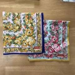 新品未使用　KENZO フラワーパターン ハンカチ 2枚セット