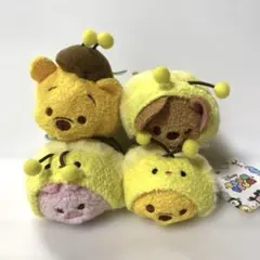 ディズニー　ツムツム　4コ　ハチ　プーさん