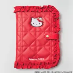 Maison de FLEUR×HELLO KITTY いちごマルチケースRED