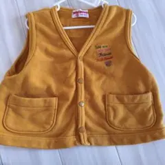 ミキハウス ベビーベスト イエロー