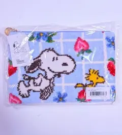 週末限定お値下げ！　フェイラー スヌーピー フラットポーチ ストロベリープティ 週末限定お値下げ！ フェイラー スヌーピー フラットポーチ