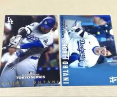 大谷翔平 A4ファイル 2枚セット　東京シリーズ2025 MLB ドジャース