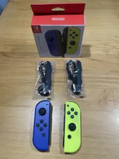 【美品】Nintendo Switch Joy-Con ブルー/ネオンイエロー