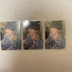 なにわ男子 HARD WORK 長尾謙杜 トレカ 3枚セット