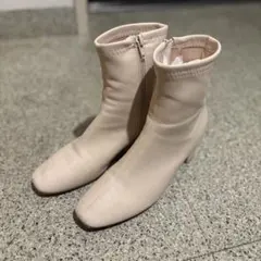 ストレッチ太ヒールショートブーツ GRL 23