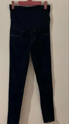 ユニクロ マタニティ スキニーパンツ ダークブルー Sサイズ