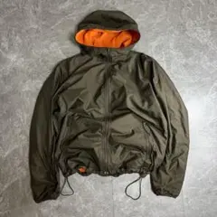 希少　00s OLD UNIQLO リバーシブル　ジップパーカー　短丈　フリース