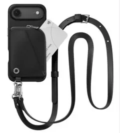 Mag Easy iPhone Air対応ショルダーケース収納ポーチ付き合成皮革