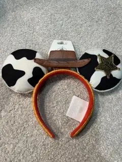 新品タグ付　香港ディズニー ウッディ カチューシャ　トイストーリー