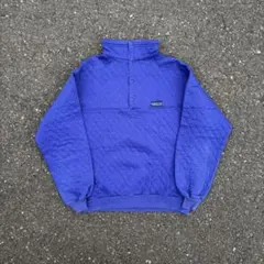 80s 90s usa製 patagonia キルテッド スナップt プルオーバ