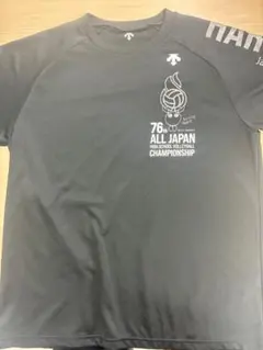 限定】愛知国体DESCENTE バレーボールシャツ ネイビー - メルカリ