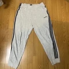 adidas グレー スウェットパンツ XL
