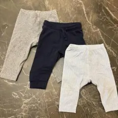 ベビー用レギンス3点セット 0-6ヶ月