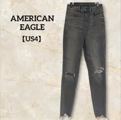 AMERICAN EAGLE US4 スキニーデニム ブラック