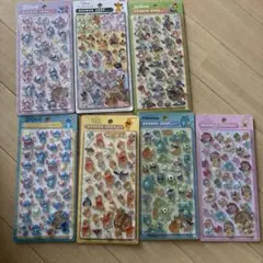 【正規品新品】ボンボンドロップシール　ディズニー　通常サイズ　7枚セット