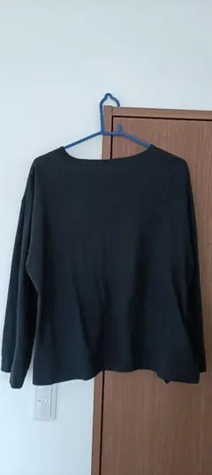 ★美品★SEASON REASON長袖トップス 黒　ＬＬサイズ