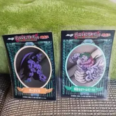 （珍品）遊戯王 明治 デュエルモンスターズシール Meiji 2枚セット