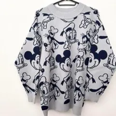 ディズニー　ニット　セーター　160 　クルーネック