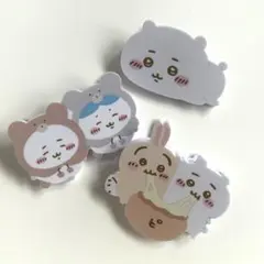 ちいかわ ハチワレ うさぎ クリップ 3点セット