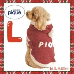 ジェラートピケ 【HOLIDAY】ベビモコケープ　サンタL 新品