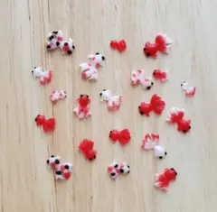 金魚　レジン封入パーツ　⑩