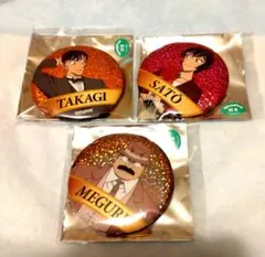 名探偵コナン コナン展 缶バッジ 高木 佐藤 目暮