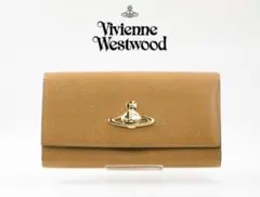 ヴィヴィアンウエストウッド　エグゼクティブ　キャメル　レザー　長財布